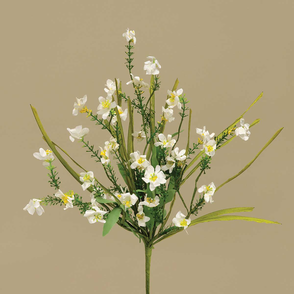 BUSH DAISY/HEATHER WHITE 8IN X 20IN PAPER/POLYESTER/PLASTIC - Click Image to Close